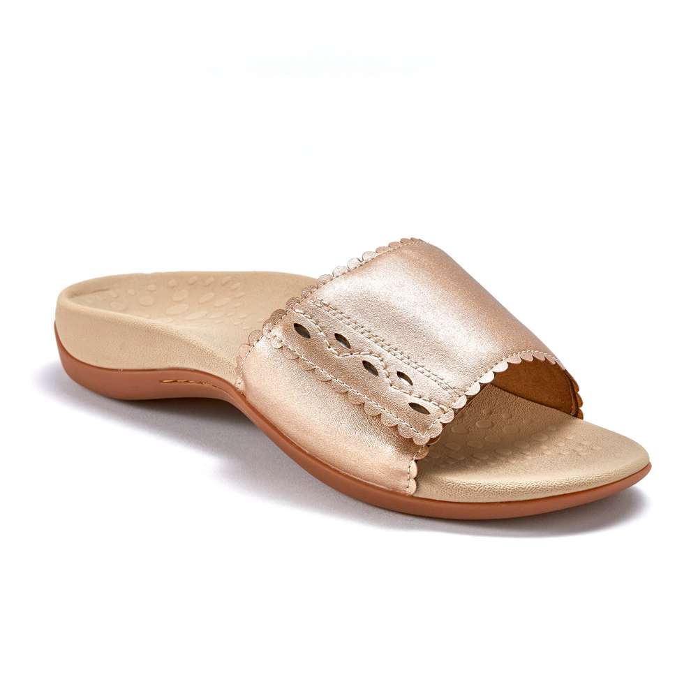 Astrid Slide - Rose Gold