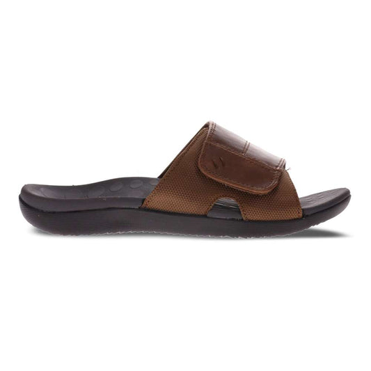 Cable Slide Sandal - Brown