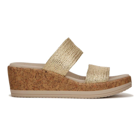 Resort Wedge - Gold Stretch