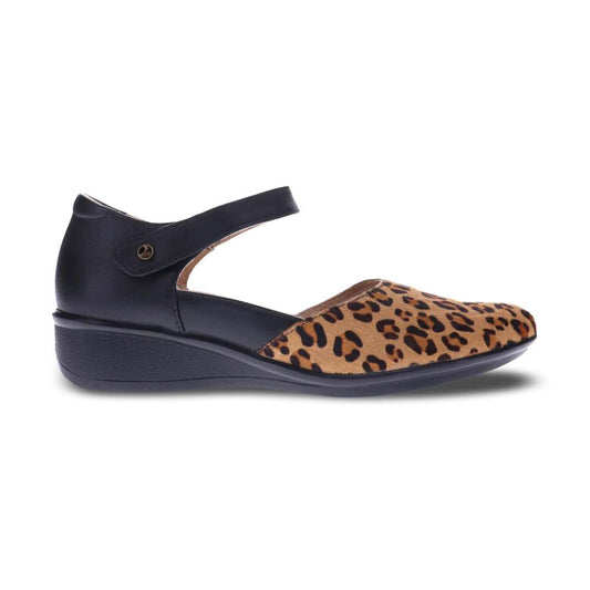 Osaka Mary-Jane - Black/Leopard