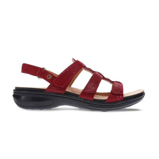 Toledo Back Strap Sandal - Cherry French/Lizard