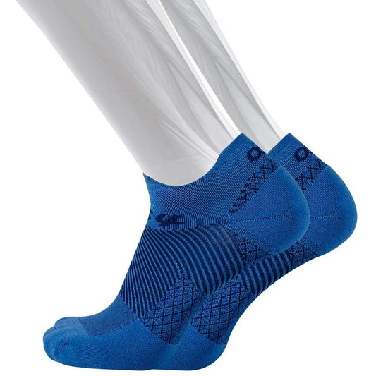 No Show Plantar Fasciitis Compression Socks (FS4) - Blue