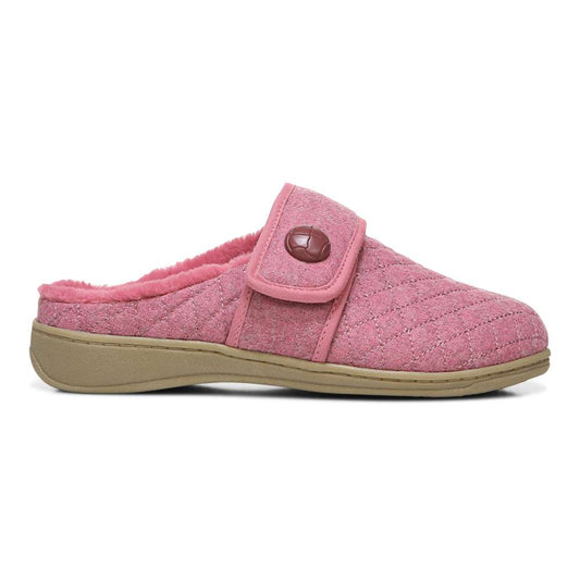 Carlin Mule Slipper - Rhubarb