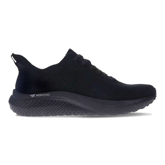 Allure Lace-Up Active Sneaker - Black