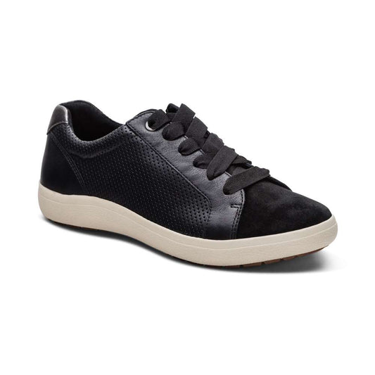Courtney Lace-up Sneakers - Black
