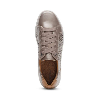 Courtney Sneaker - White Gold Cutout