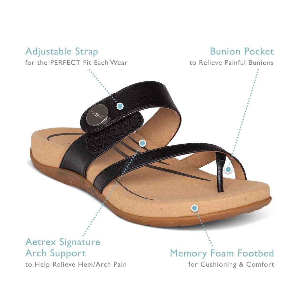 Izzy Sandal - Black