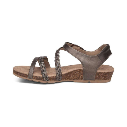 Jillian Braided Sandal - Bronze