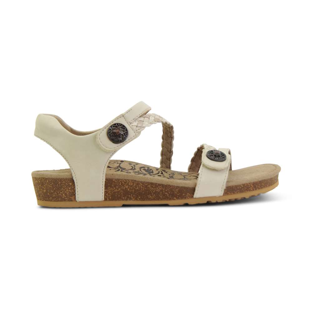 Jillian Braided Sandal - Ivory