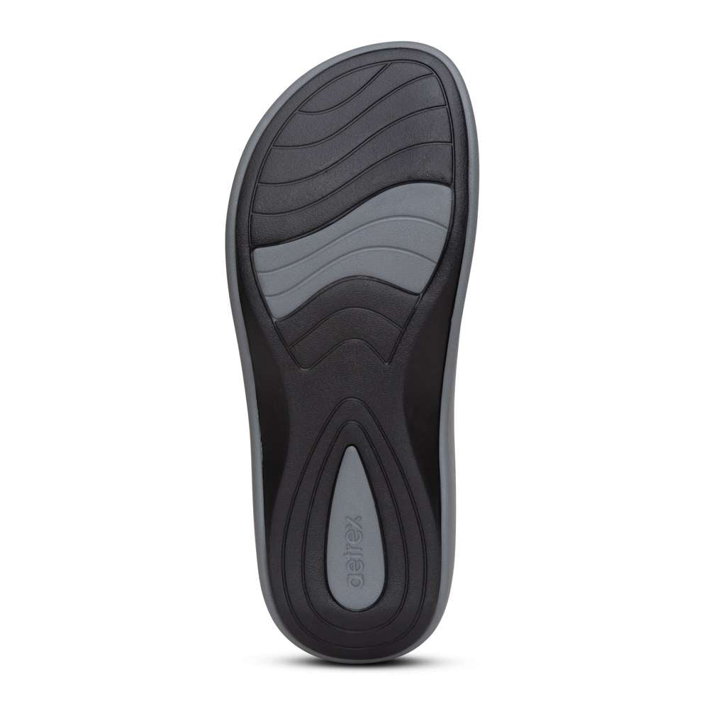 Maui Women's Toe Post Sandal - Grey