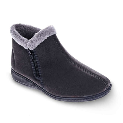 Dahlia Slipper - Dark Grey