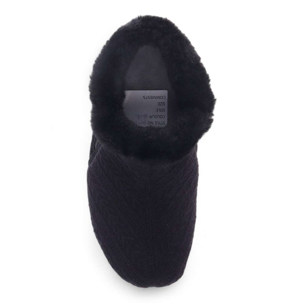 Dahlia II Slipper - Black