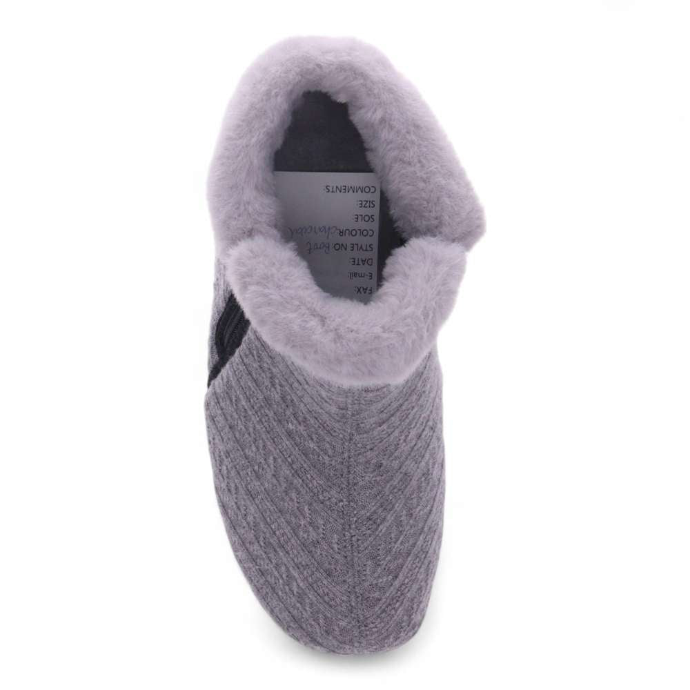Dahlia II Slipper - Grey
