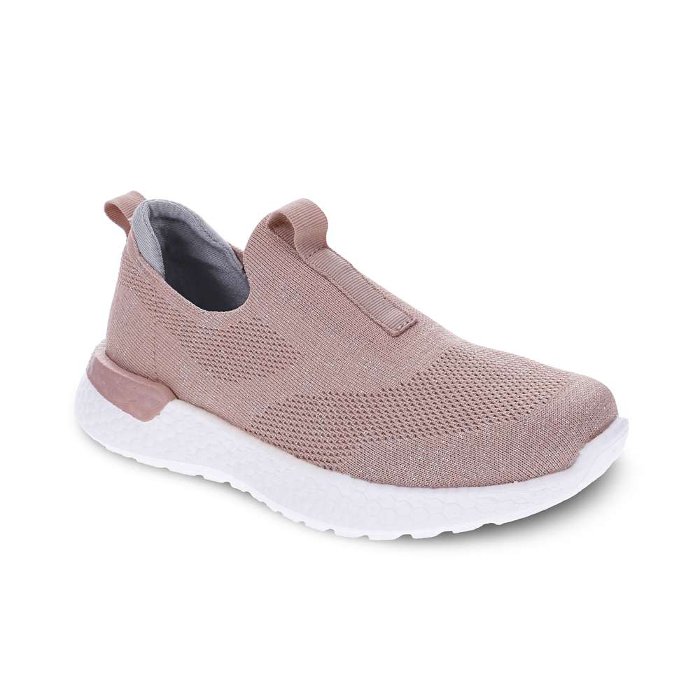 Maggie Slip-On Sneaker - Mauve/Silver