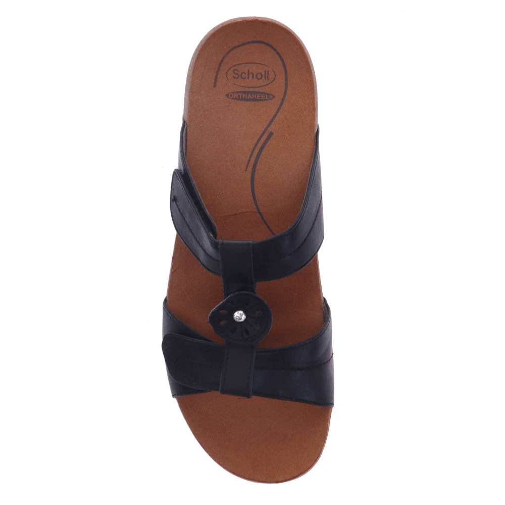 Alison Slide Sandal - Black