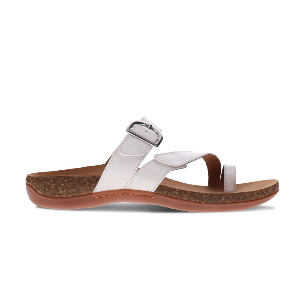 Ava Slide Sandal - White