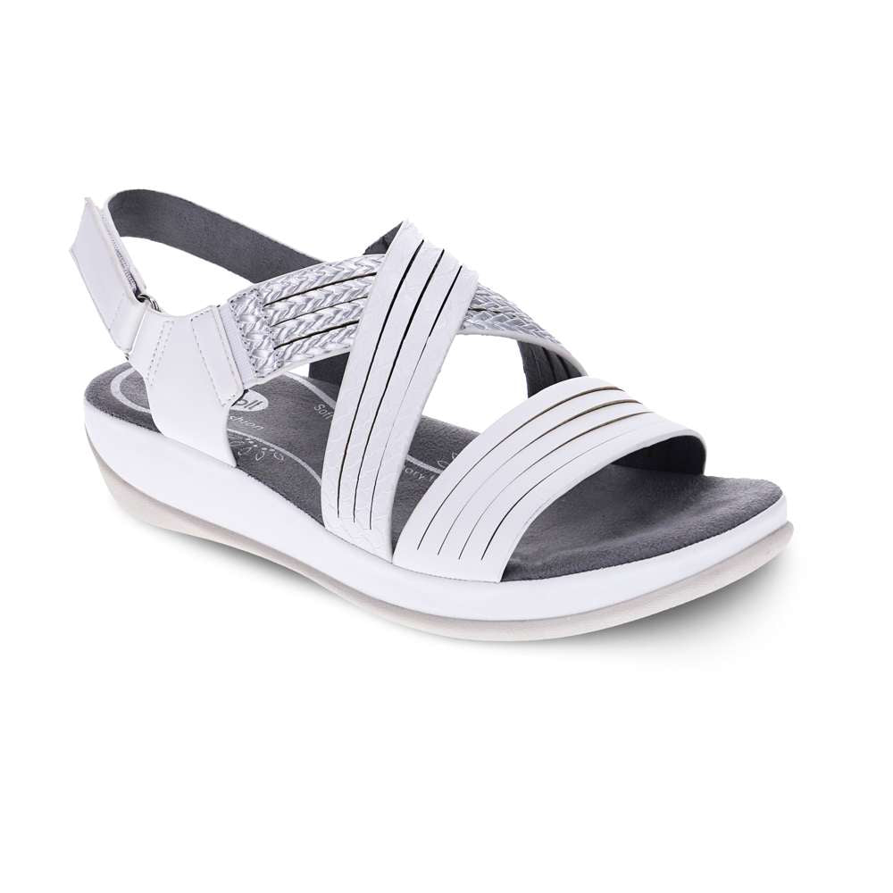 Carol Sandal - White