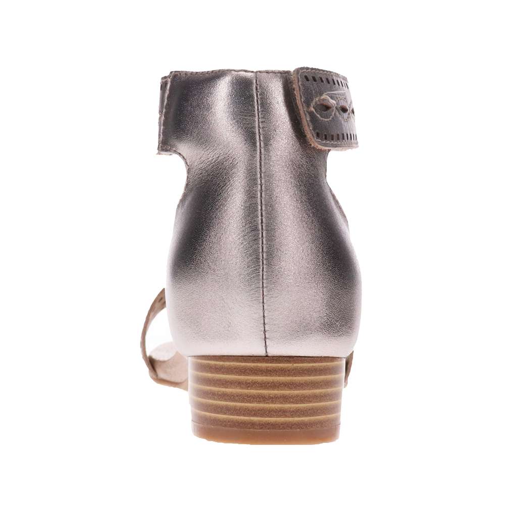 Gail Closed Heel Sandal - Pewter