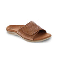 Samos Weave Slide - Brown