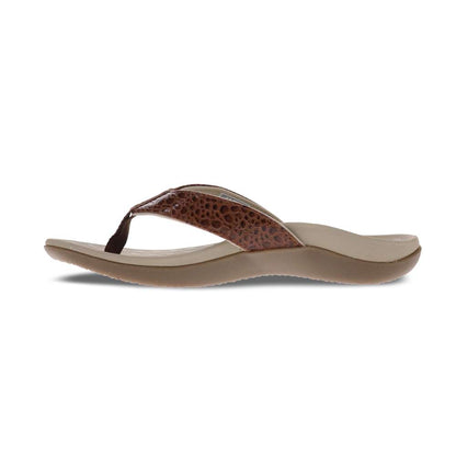 Sonoma Reptile Toe Post Sandal - Brown Reptile