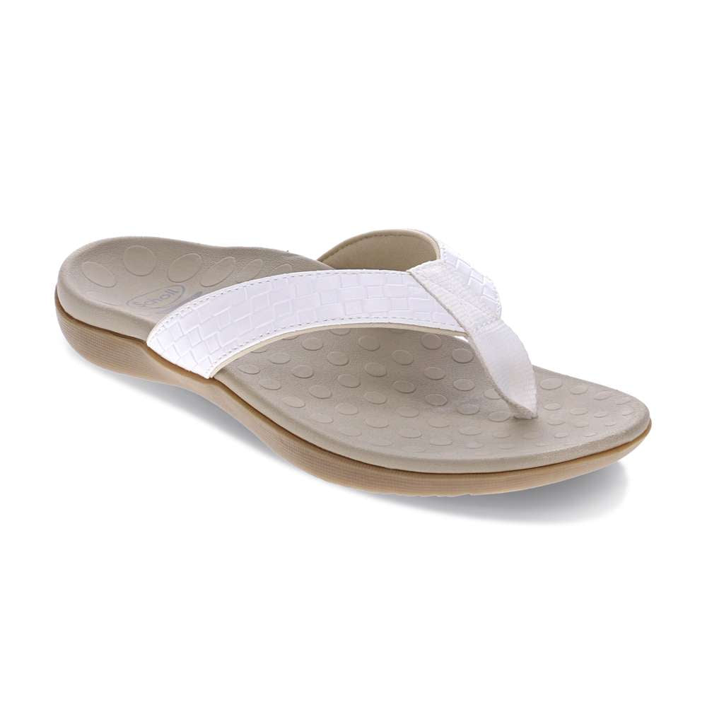 Sonoma Brick Toe Post Sandal - White