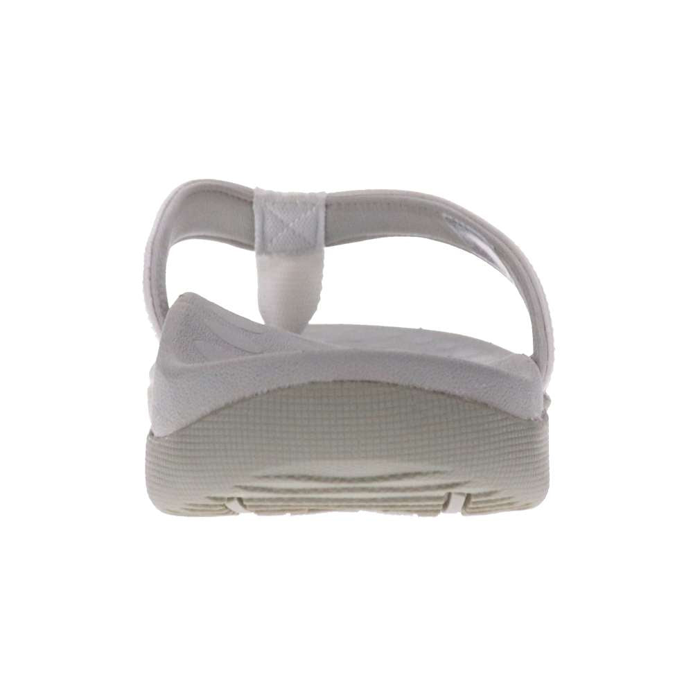 Sonoma Reptile Toe Post Sandal - White Reptile