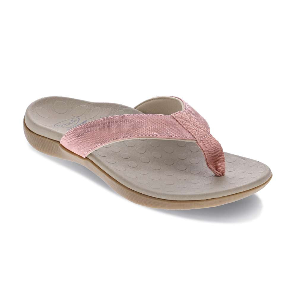 Sonoma Linen Toe Post Sandal - Blush