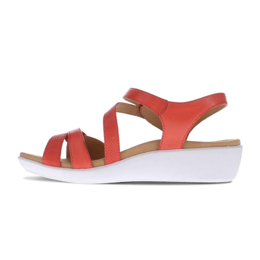 Tana Wedge Sandal - Rose