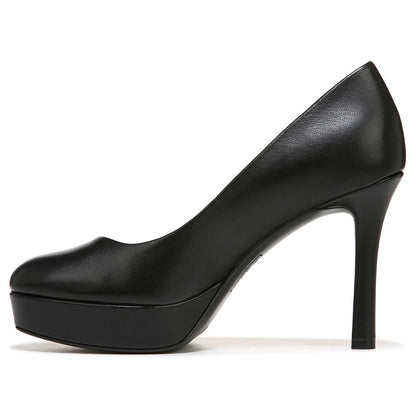 Camilla Pump - Black Leather