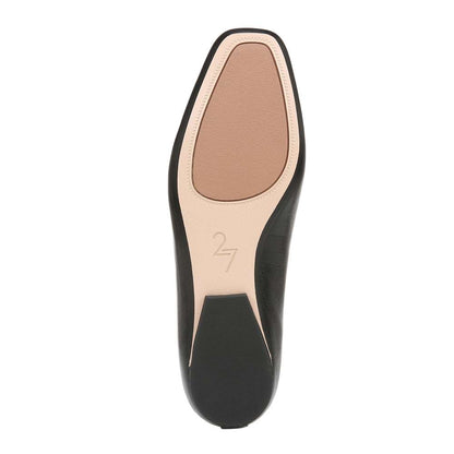 Carla Flat - Black Leather