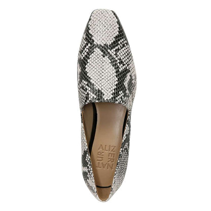 Collette Loafer - Black/White Snake