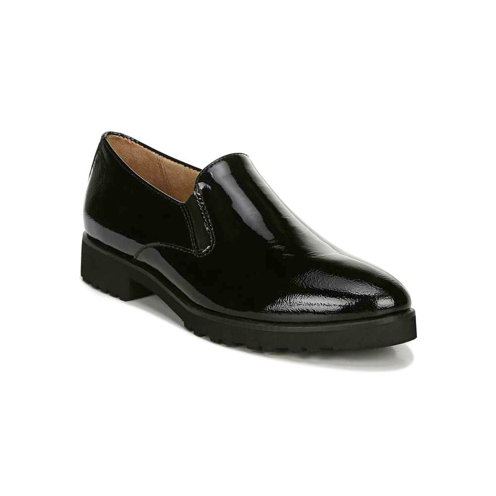 Geraldine Loafer - Black Patent