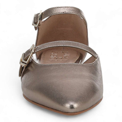Harmony Mary Jane Flat - Pewter