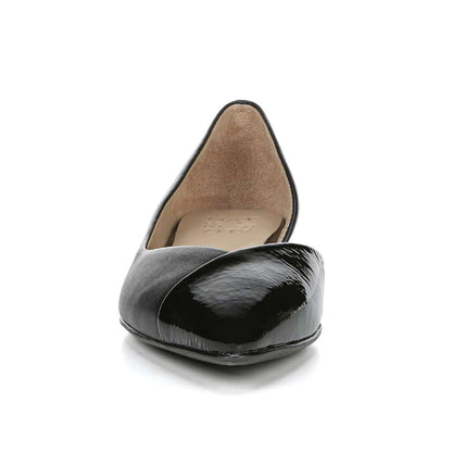 Hayden Demi d'Orsay Flat - Black Leather