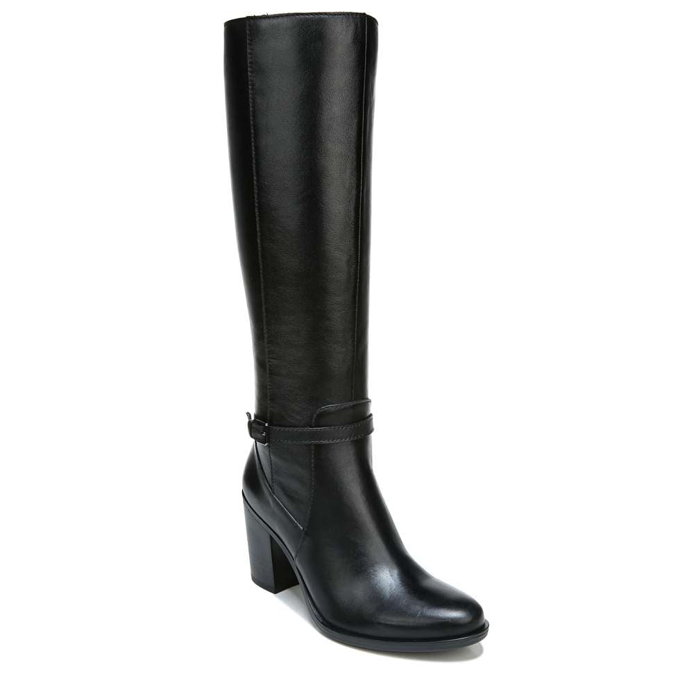 Kalina Knee High Boot - Black
