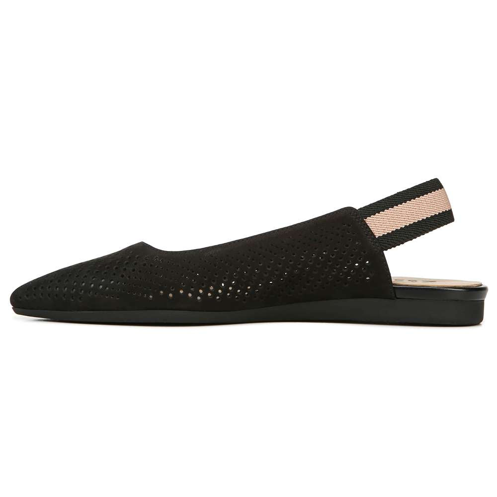 Rory 2 Slingback Flats - Black