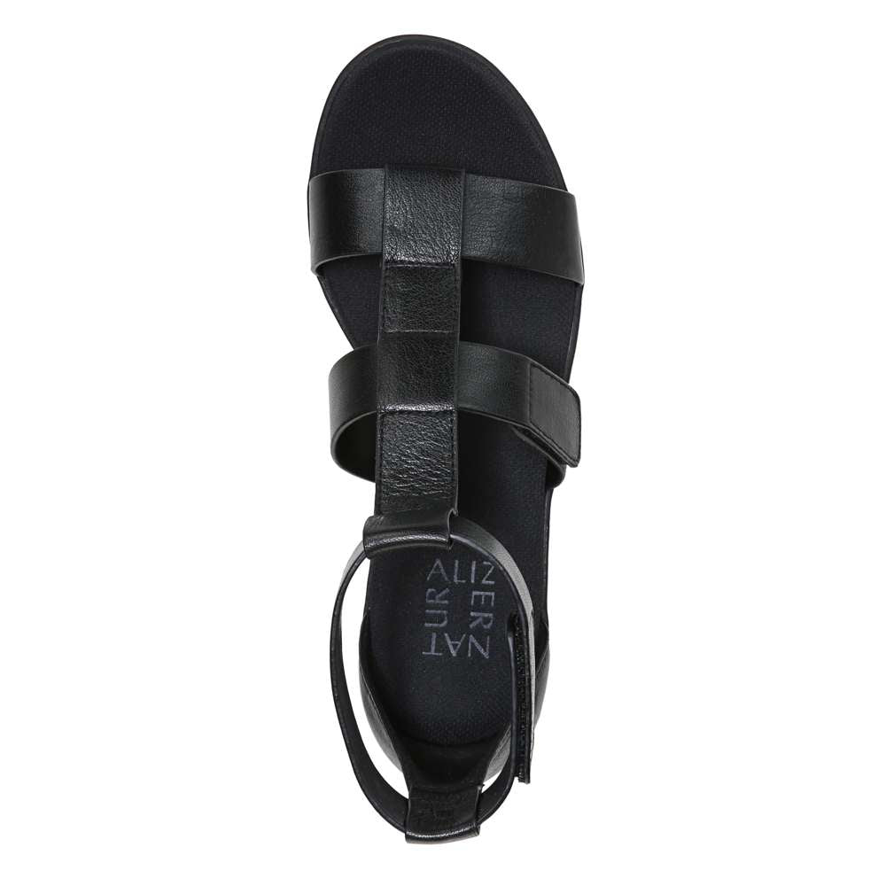Rylan Wedge Sandal - Black
