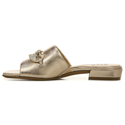 Angie Dress Slide Sandal - Warm Silver
