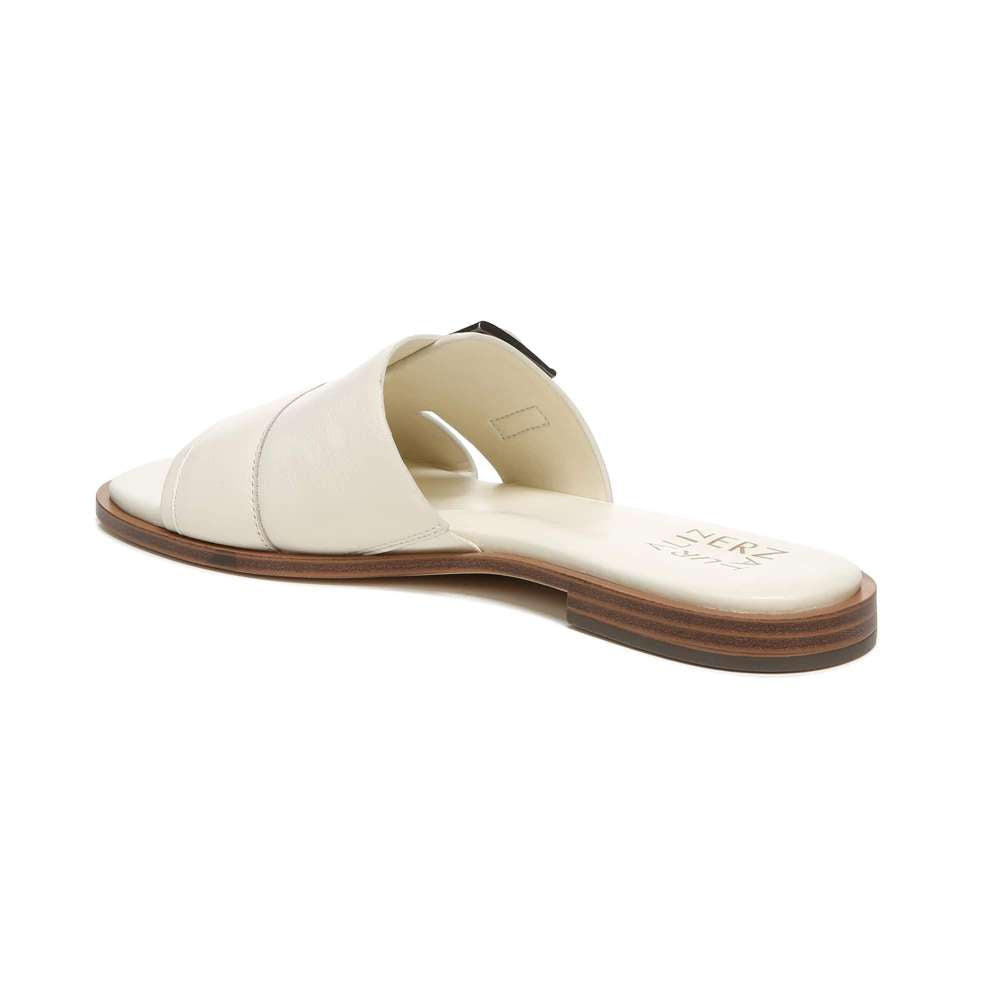 Faryn Slide Sandal - Pale Ivory
