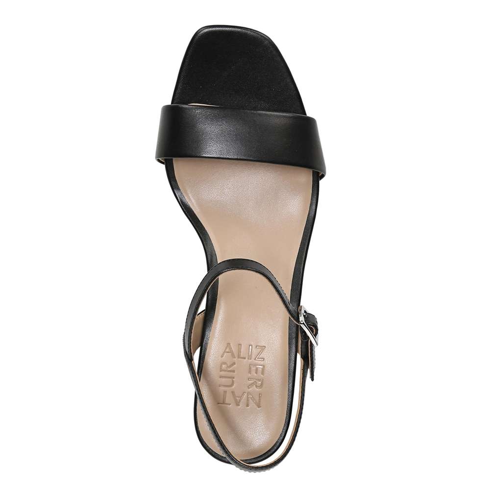 Ivy Heeled Sandal - Black