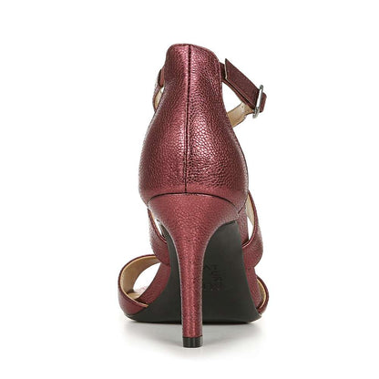 Kyra Heeled Sandal - Cranberry