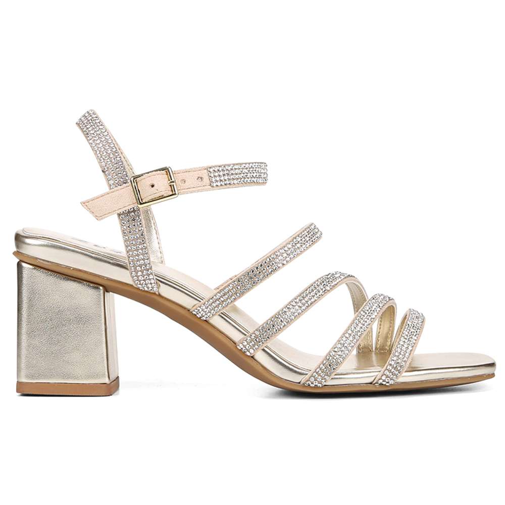 Niko Dress Sandal - Champagne Sparkle