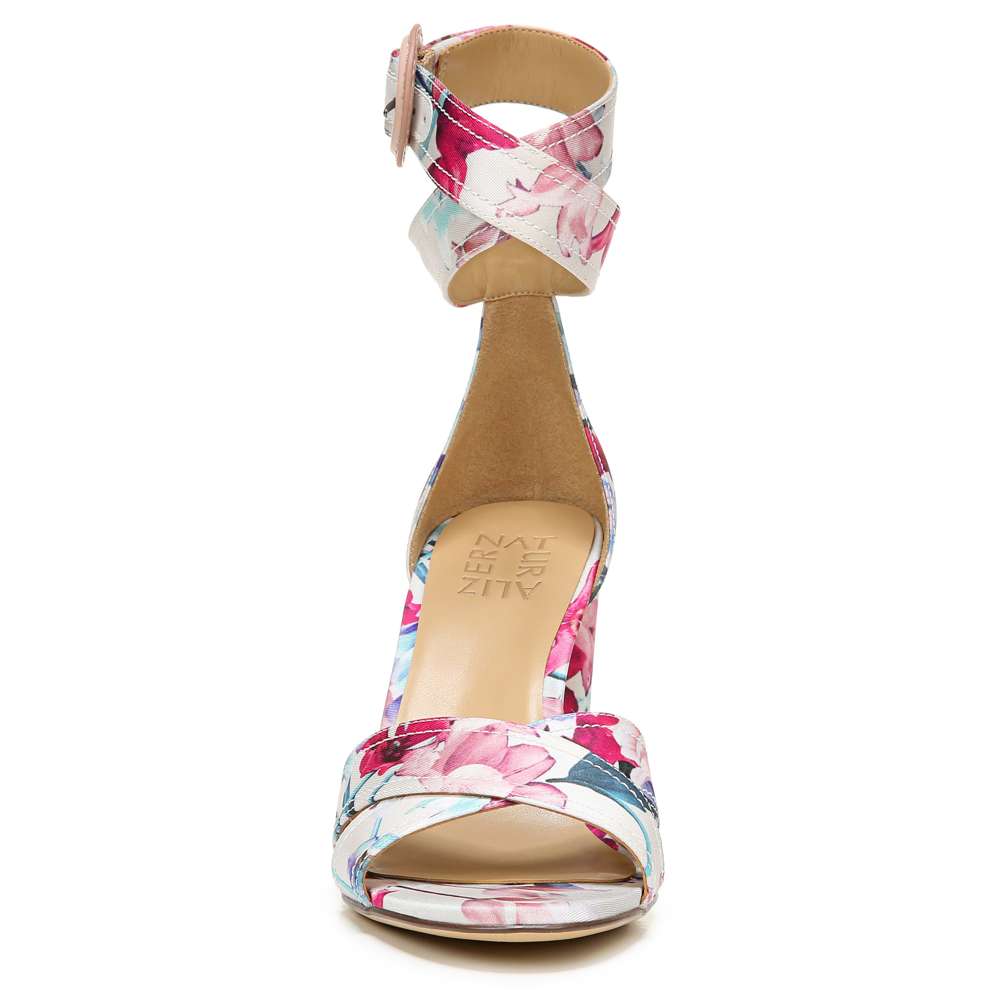 Rinna Heeled Sandal - Pink Floral
