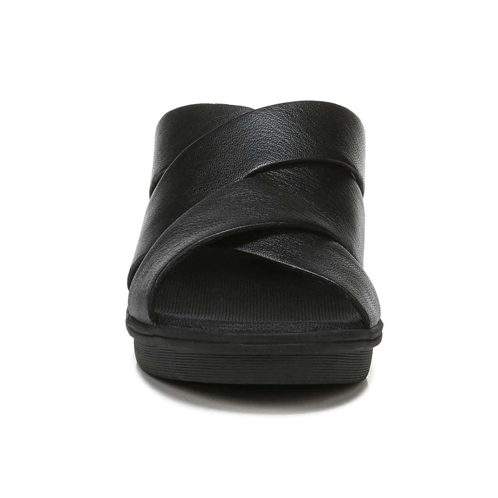 Rowena Wedge Sandal - Black