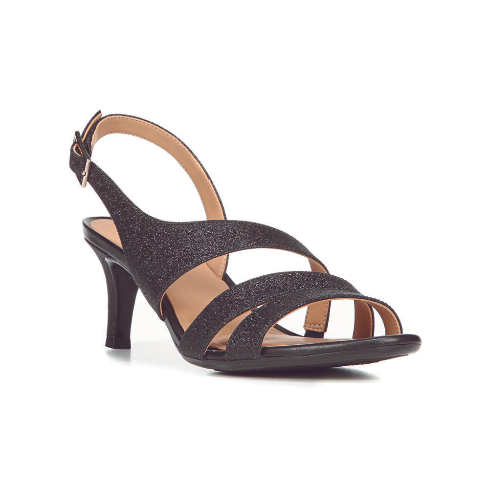 Taimi Heeled Sandal - Black