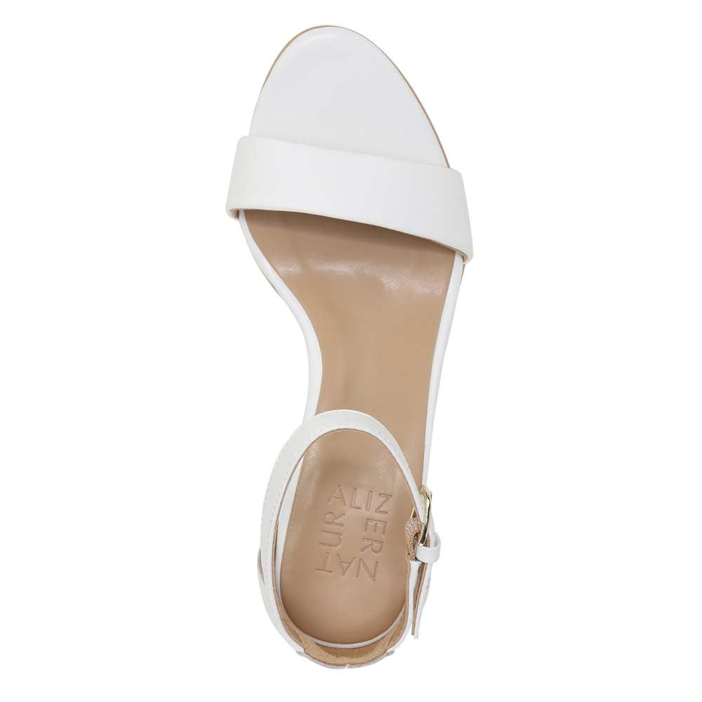 Vera Dress Sandal - White Leather
