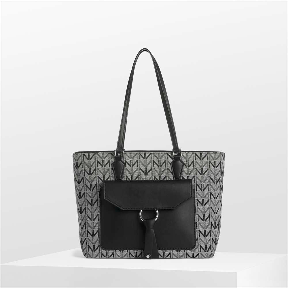Dylana 2 Tote Bag - Black/White