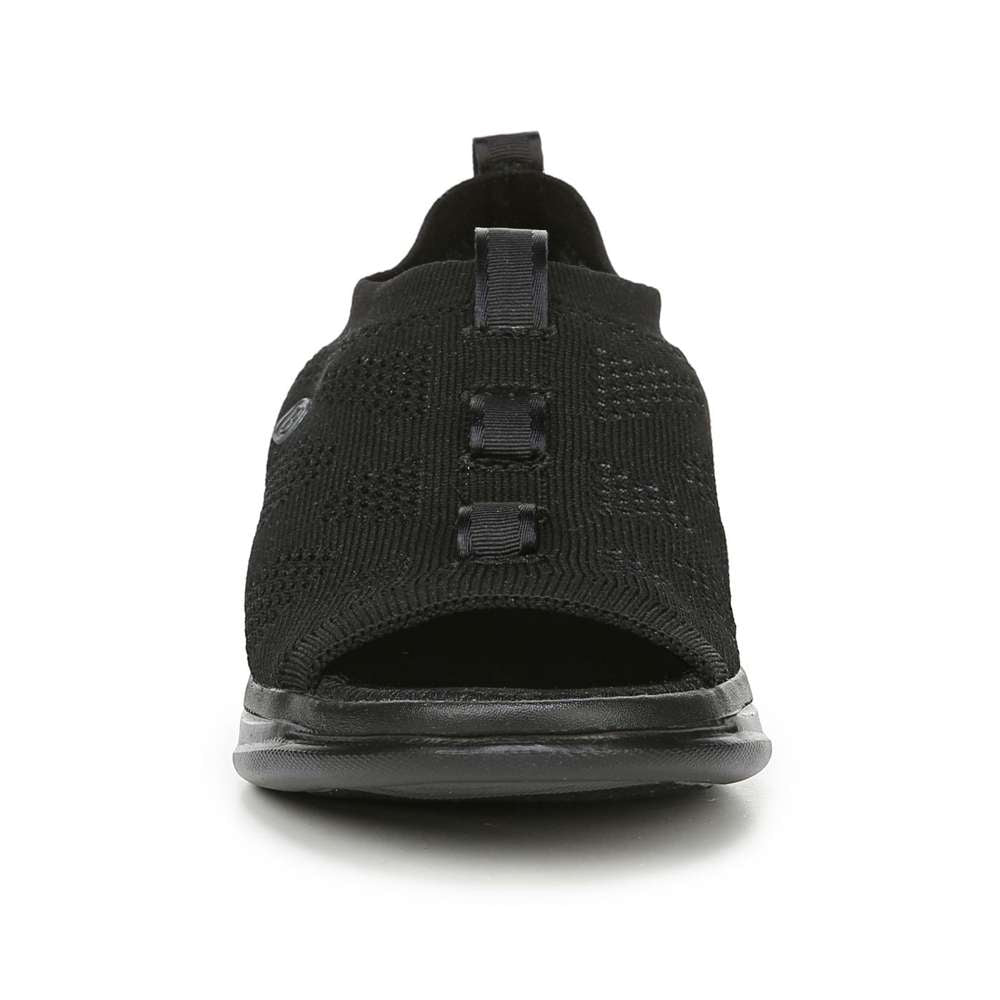 Charm Open-Toe - Black