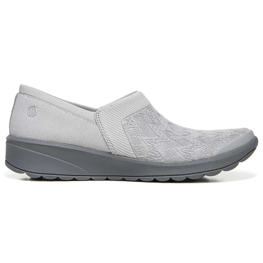 Gia Slip-On - Grey Knit
