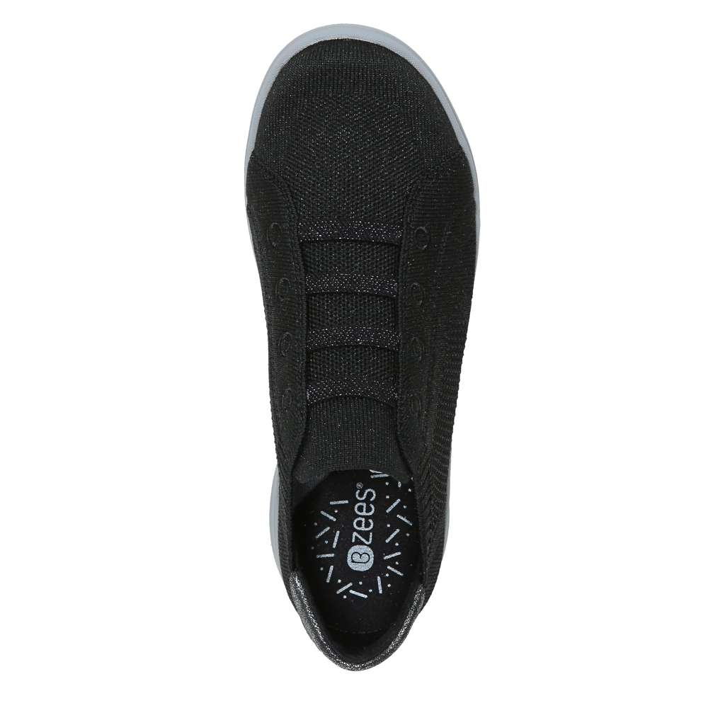 Golden Knit Slip-On Sneaker - Black